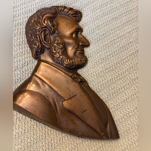 Vintage Abraham Lincoln bronze sculpture